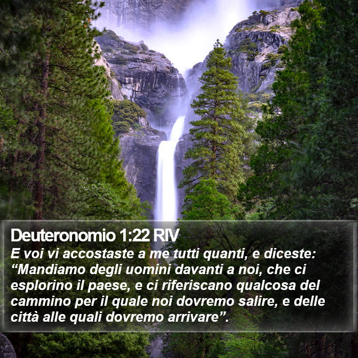 Deuteronomio 1:22 RIV Bible Study