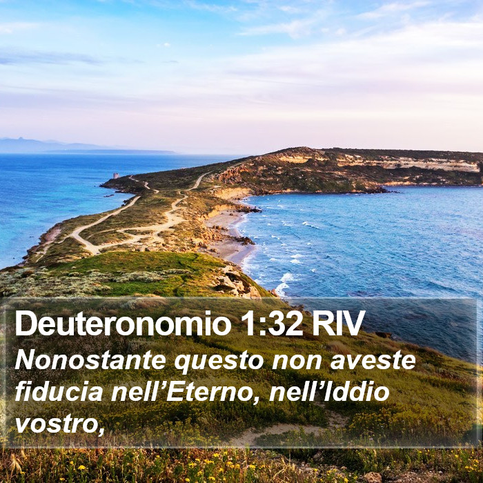 Deuteronomio 1:32 RIV Bible Study