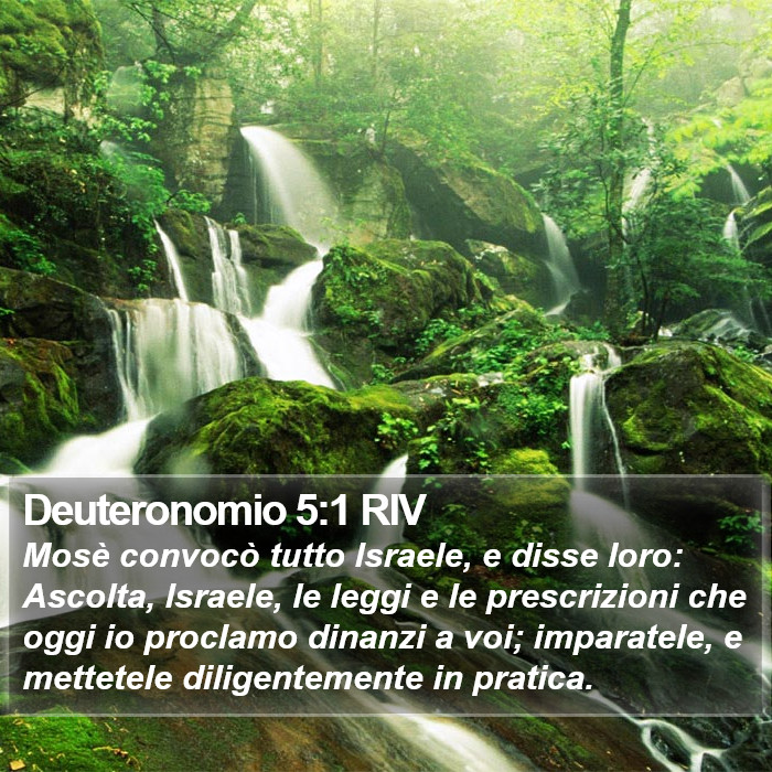 Deuteronomio 5:1 RIV Bible Study