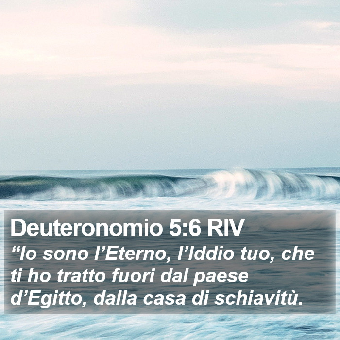 Deuteronomio 5:6 RIV Bible Study