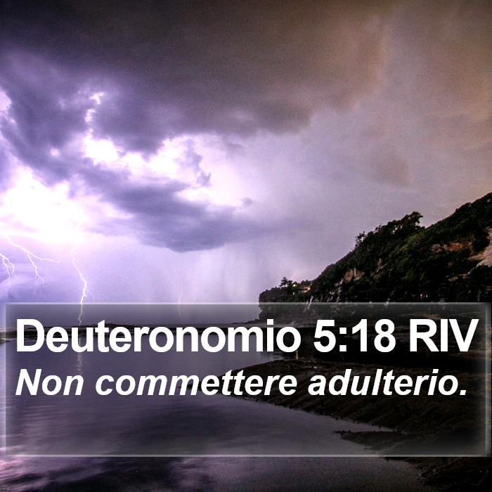 Deuteronomio 5:18 RIV Bible Study