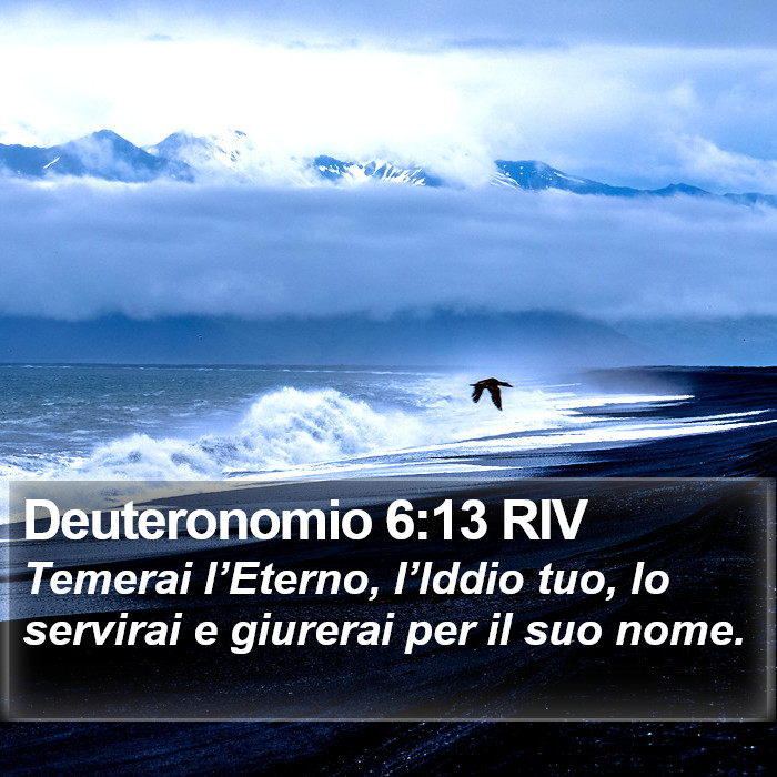 Deuteronomio 6:13 RIV Bible Study