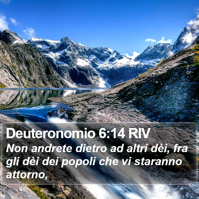 Deuteronomio 6:14 RIV Bible Study