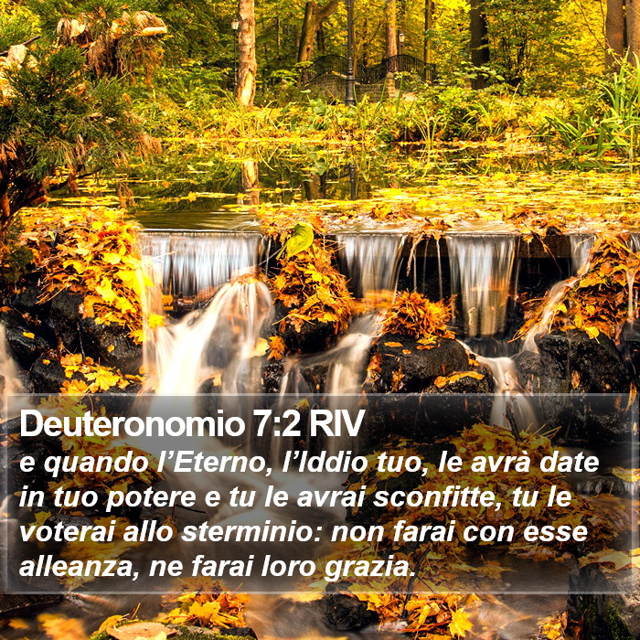 Deuteronomio 7:2 RIV Bible Study