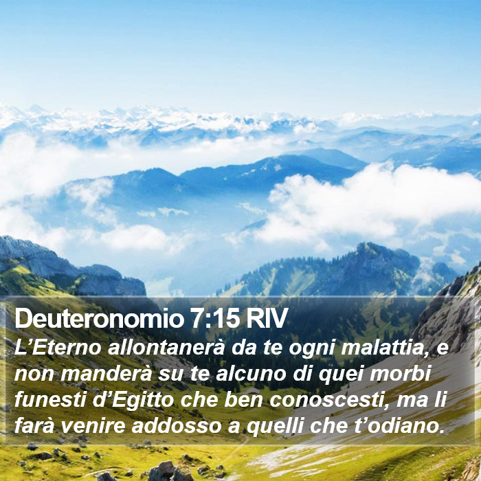 Deuteronomio 7:15 RIV Bible Study