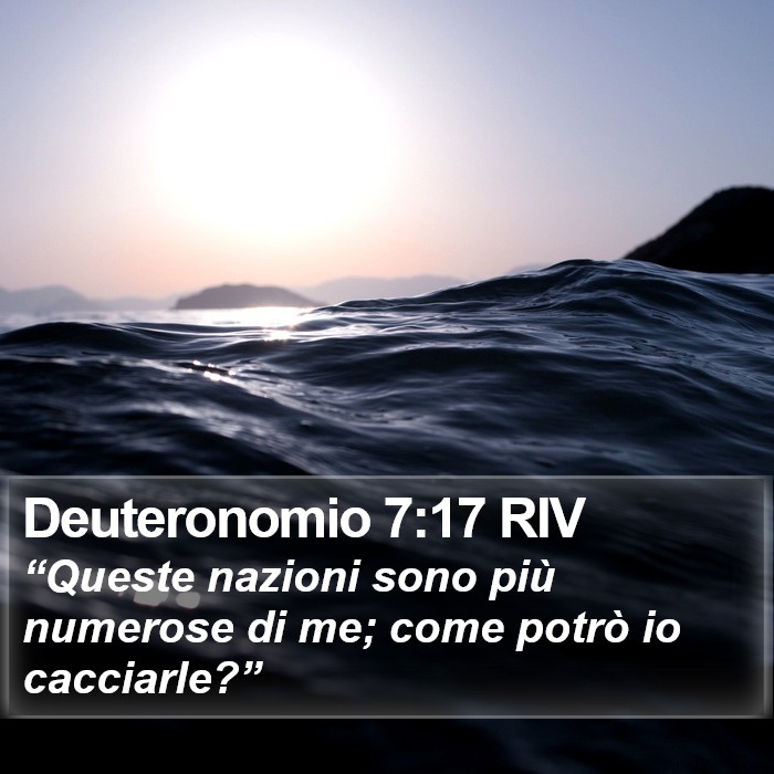 Deuteronomio 7:17 RIV Bible Study