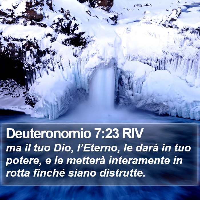 Deuteronomio 7:23 RIV Bible Study