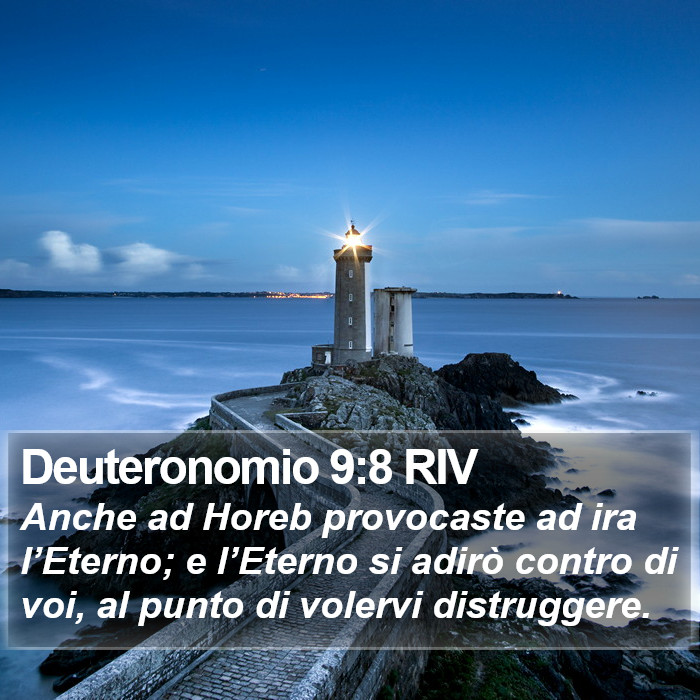 Deuteronomio 9:8 RIV Bible Study