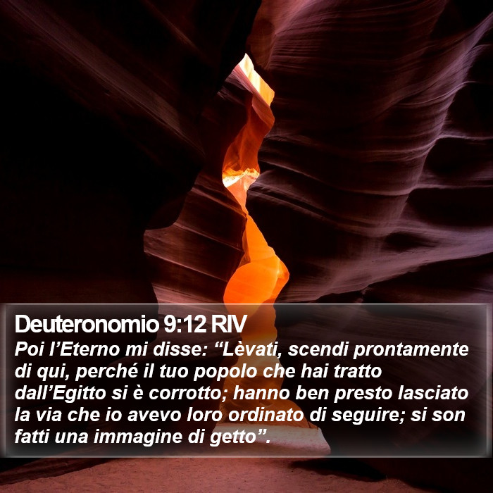 Deuteronomio 9:12 RIV Bible Study
