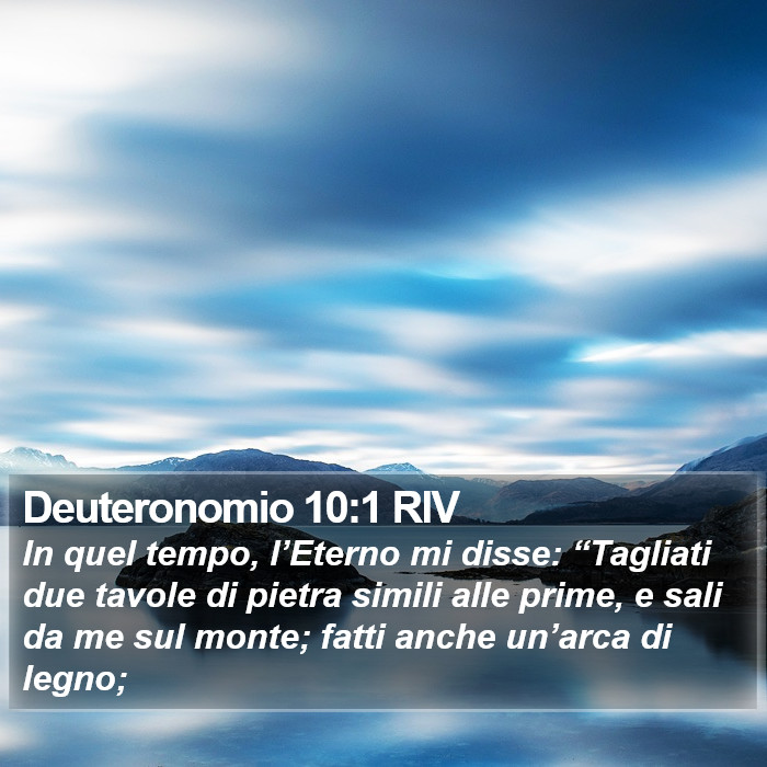 Deuteronomio 10:1 RIV Bible Study