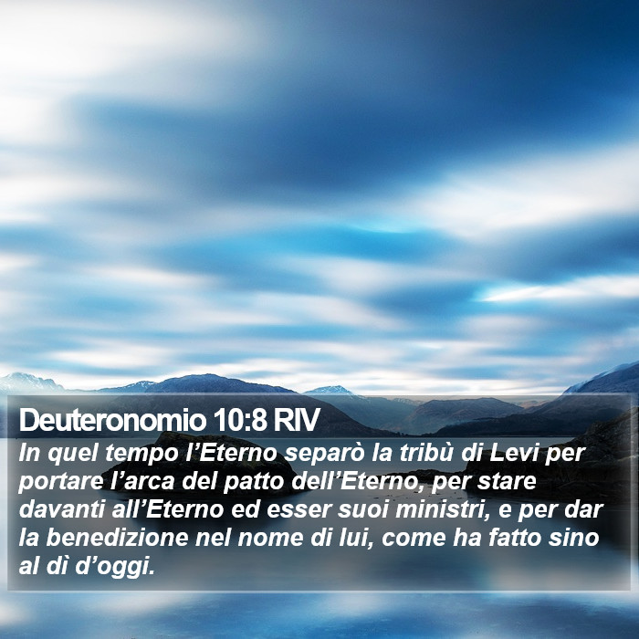 Deuteronomio 10:8 RIV Bible Study