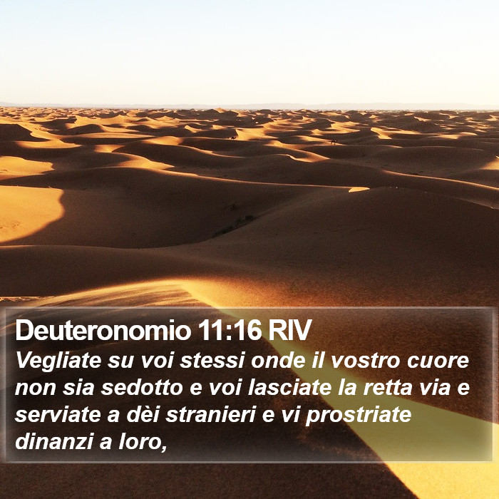 Deuteronomio 11:16 RIV Bible Study