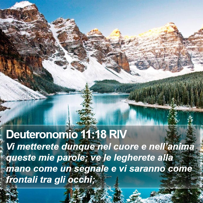 Deuteronomio 11:18 RIV Bible Study