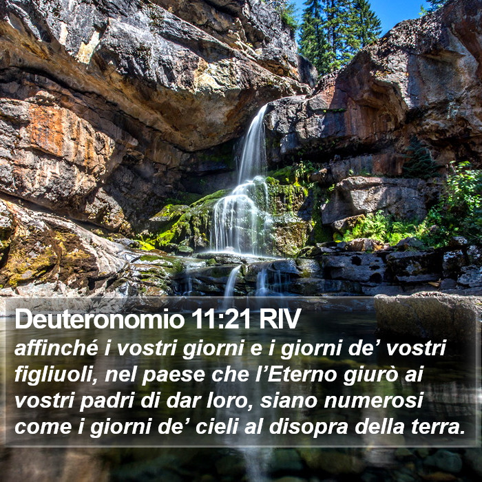 Deuteronomio 11:21 RIV Bible Study