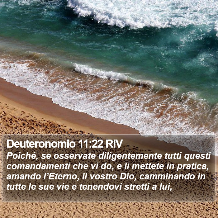 Deuteronomio 11:22 RIV Bible Study