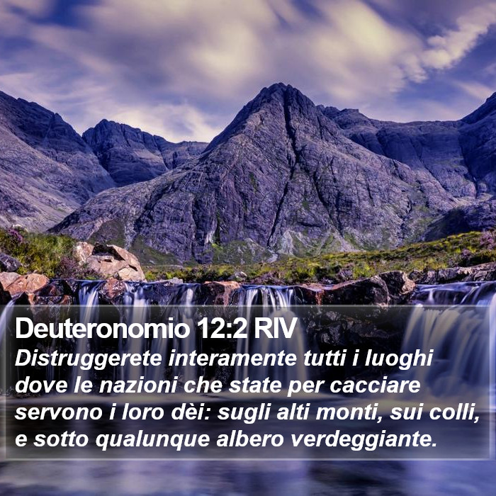 Deuteronomio 12:2 RIV Bible Study