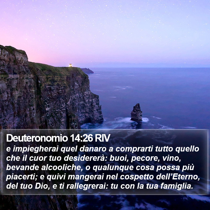 Deuteronomio 14:26 RIV Bible Study