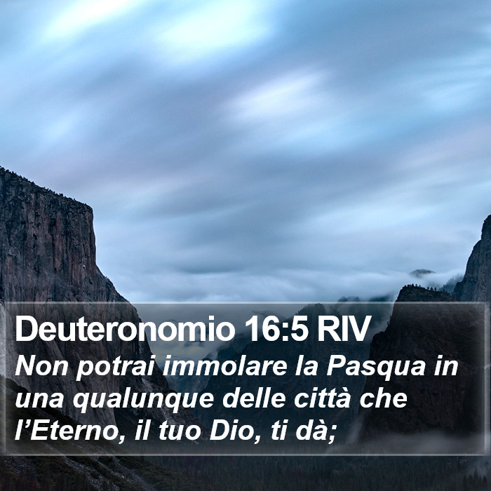 Deuteronomio 16:5 RIV Bible Study