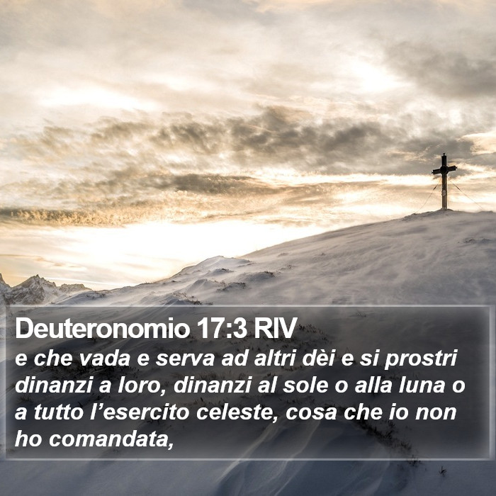 Deuteronomio 17:3 RIV Bible Study