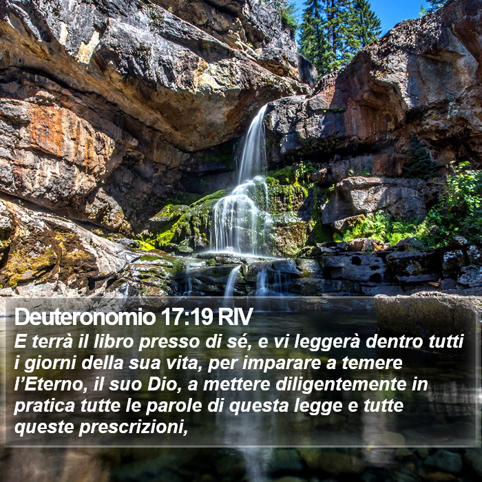 Deuteronomio 17:19 RIV Bible Study