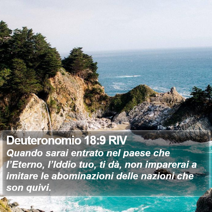 Deuteronomio 18:9 RIV Bible Study