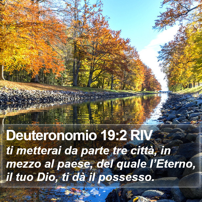 Deuteronomio 19:2 RIV Bible Study