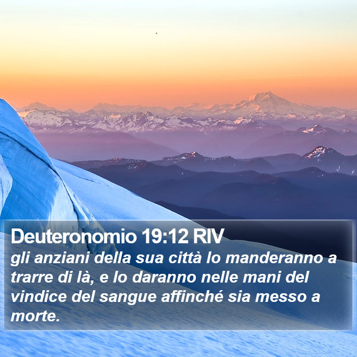 Deuteronomio 19:12 RIV Bible Study