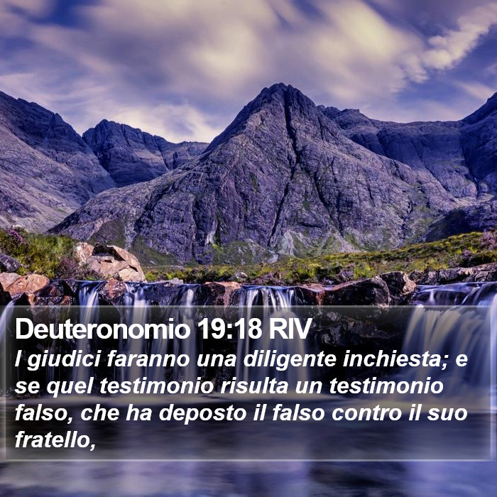 Deuteronomio 19:18 RIV Bible Study