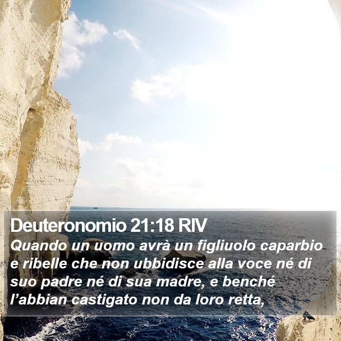 Deuteronomio 21:18 RIV Bible Study