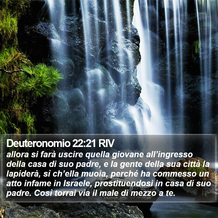 Deuteronomio 22:21 RIV Bible Study