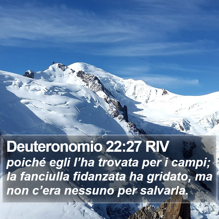 Deuteronomio 22:27 RIV Bible Study