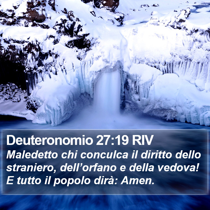 Deuteronomio 27:19 RIV Bible Study