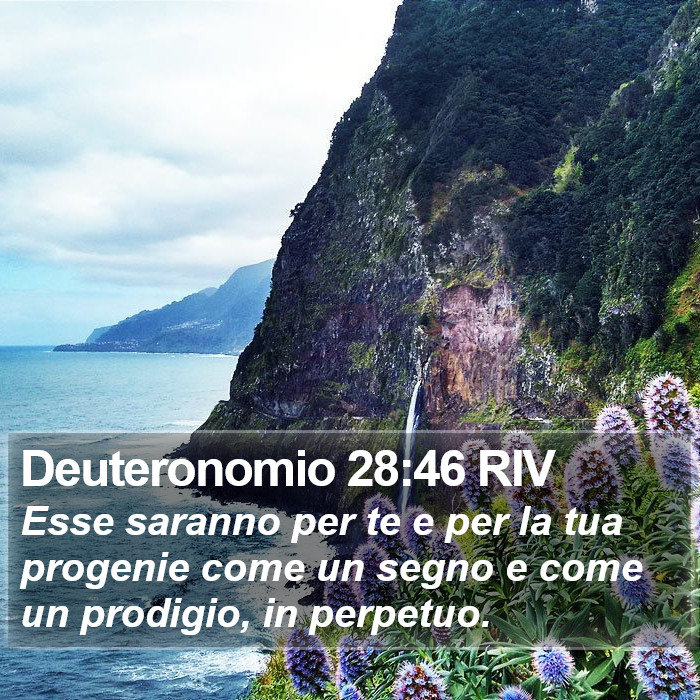 Deuteronomio 28:46 RIV Bible Study