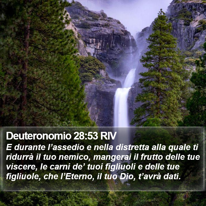 Deuteronomio 28:53 RIV Bible Study