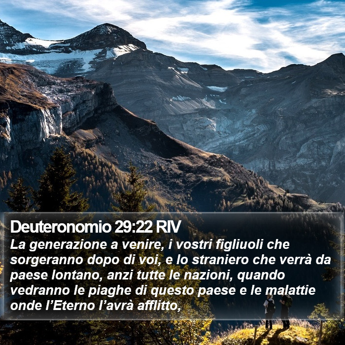 Deuteronomio 29:22 RIV Bible Study