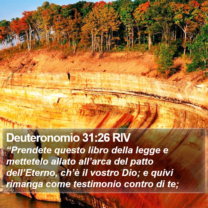 Deuteronomio 31:26 RIV Bible Study