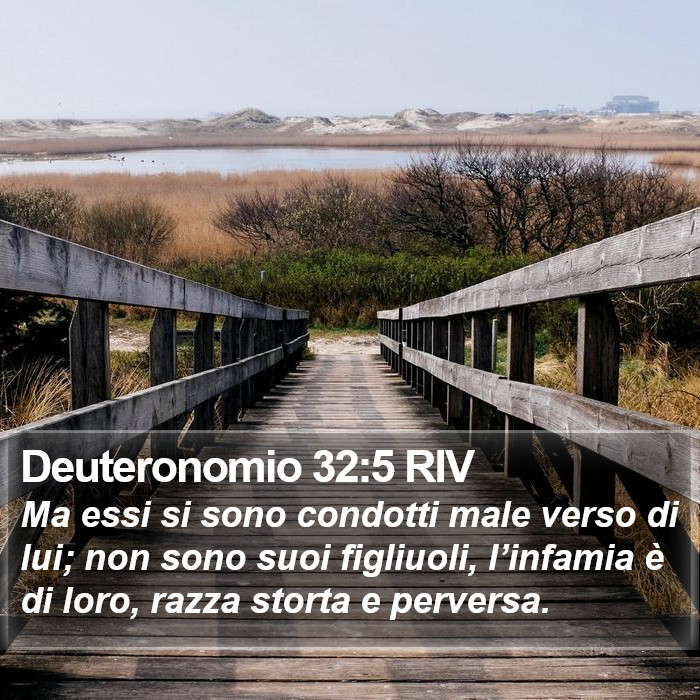 Deuteronomio 32:5 RIV Bible Study