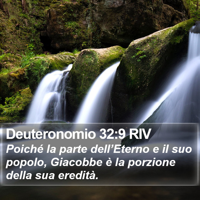 Deuteronomio 32:9 RIV Bible Study