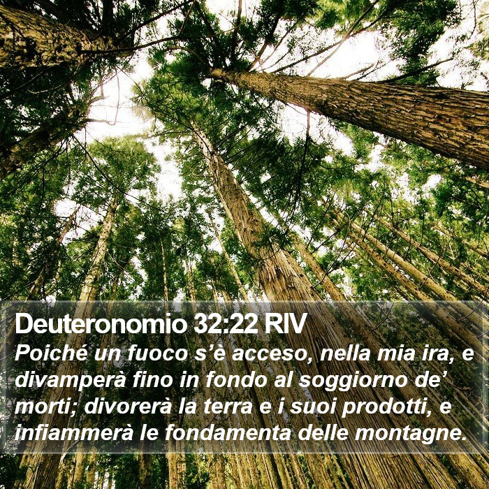 Deuteronomio 32:22 RIV Bible Study