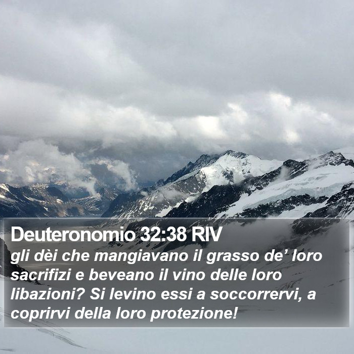 Deuteronomio 32:38 RIV Bible Study