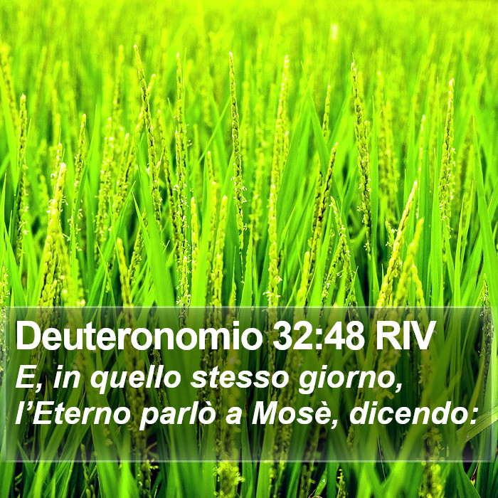 Deuteronomio 32:48 RIV Bible Study