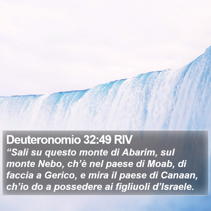 Deuteronomio 32:49 RIV Bible Study