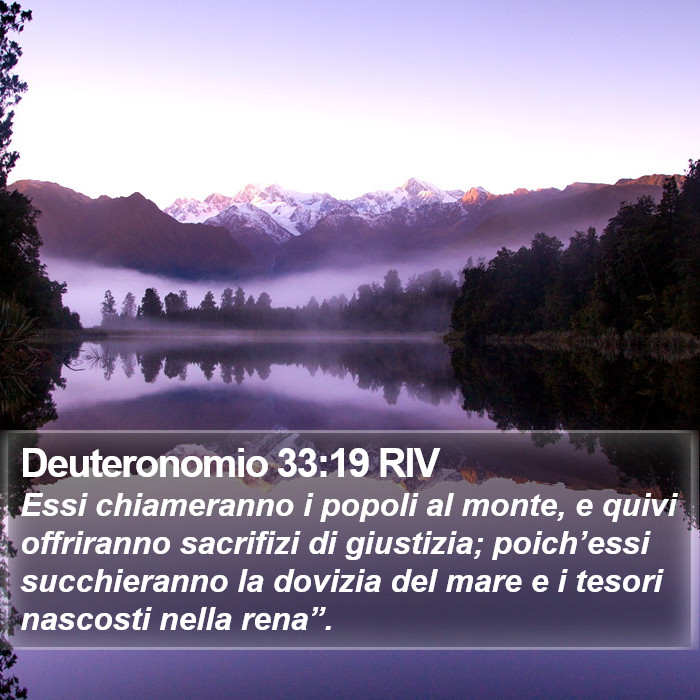 Deuteronomio 33:19 RIV Bible Study