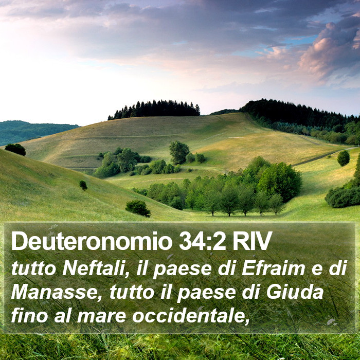 Deuteronomio 34:2 RIV Bible Study