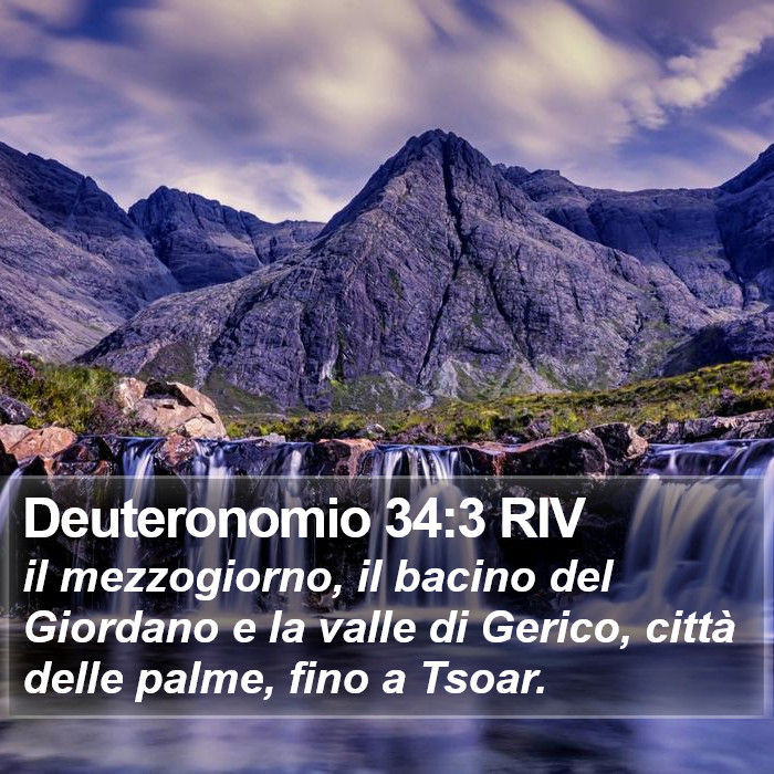Deuteronomio 34:3 RIV Bible Study
