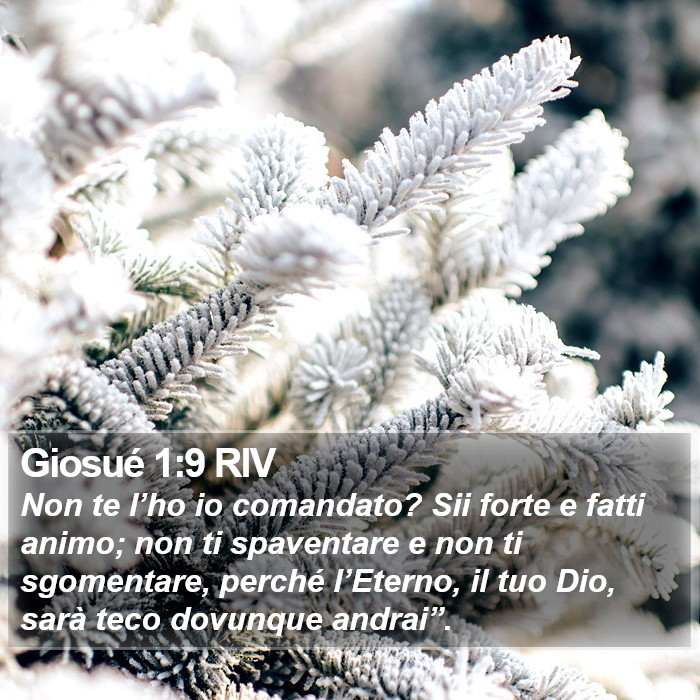 Giosué 1:9 RIV Bible Study