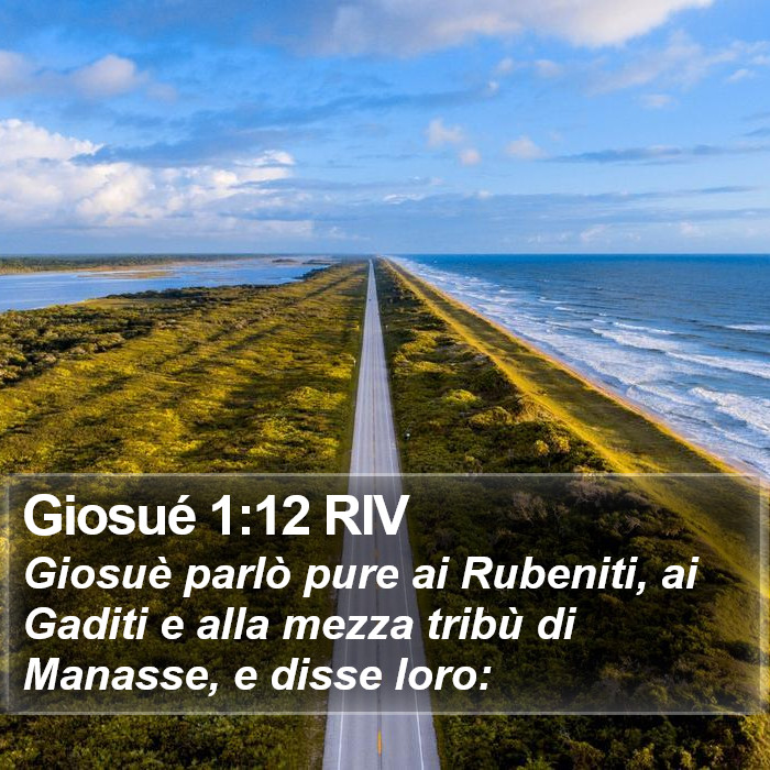 Giosué 1:12 RIV Bible Study