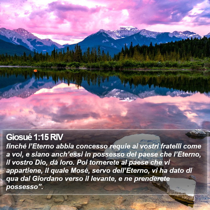 Giosué 1:15 RIV Bible Study