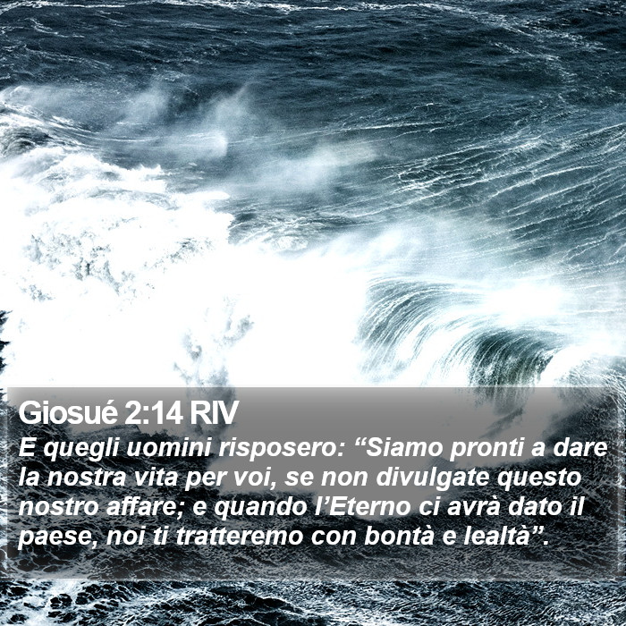 Giosué 2:14 RIV Bible Study