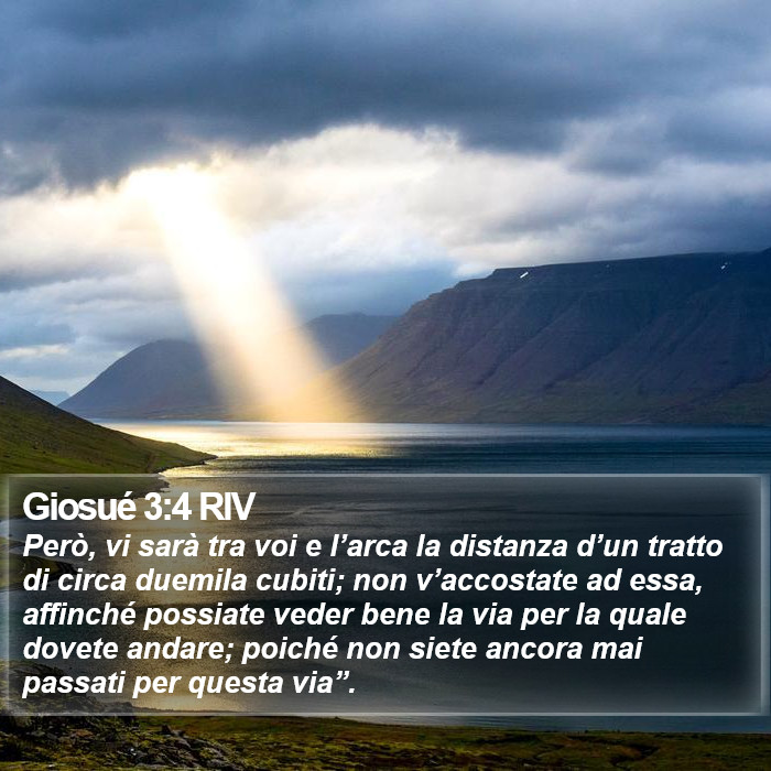 Giosué 3:4 RIV Bible Study